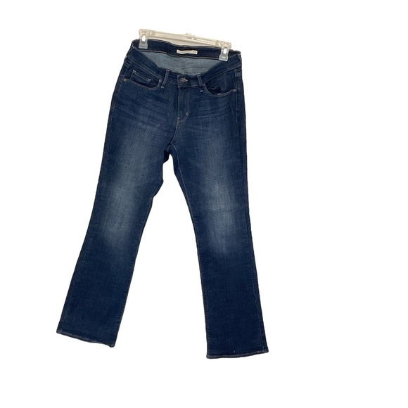 Levi's Curvy Bootcut Dark‎ Wash  Jeans Womens 29 - Picture 1 of 12